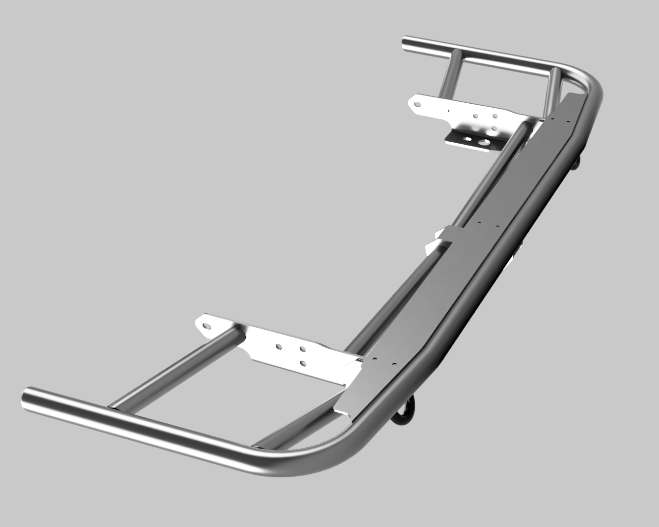Alpha Series High Clearance Rear Tube Bumper | 96-04 Toyota Tacoma
