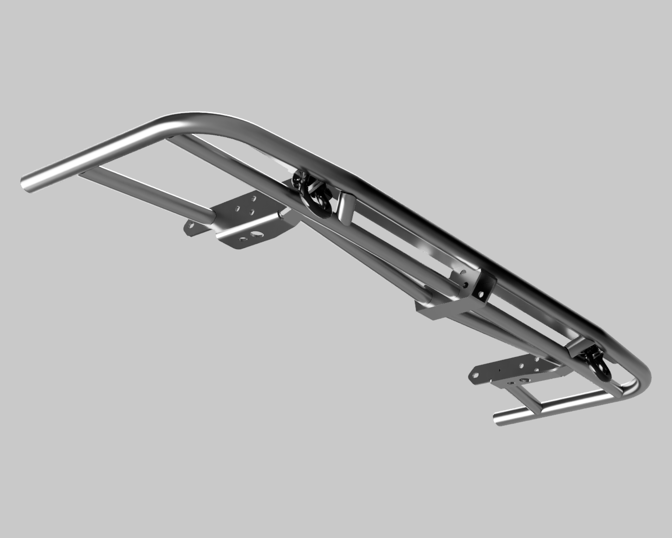 Alpha Series High Clearance Rear Tube Bumper | 96-04 Toyota Tacoma